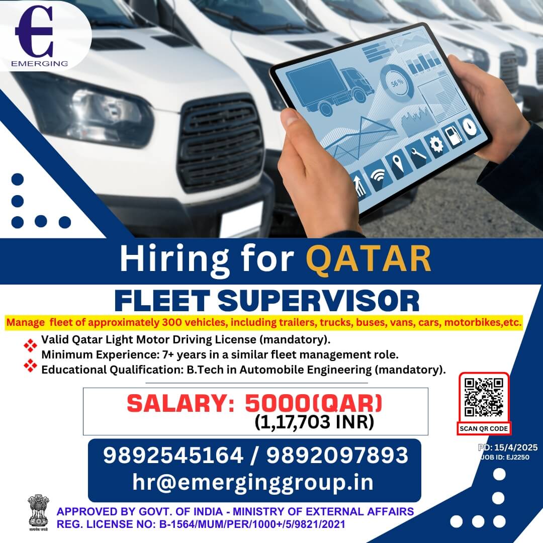 FLEET SUPERVISOR – QATAR