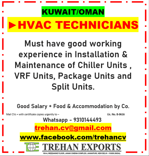 HVAC TECHNICIANS