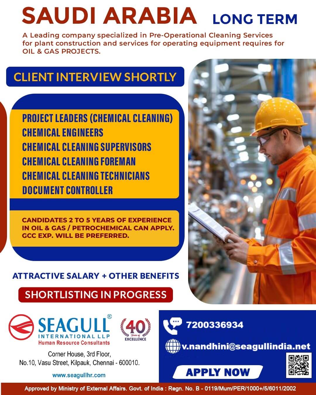 Leading  company specialist cleaning service company for oil and gas project