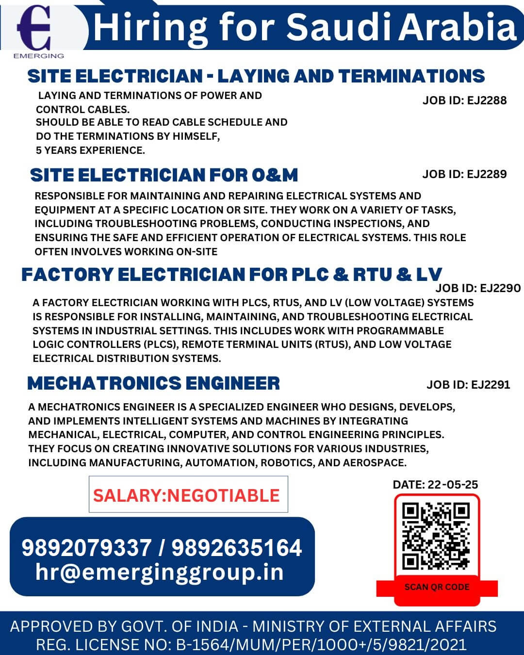 URGENTLY REQUIRED ENGINEERING CONTRACTING COMPANY IN SAUDI ARABIA