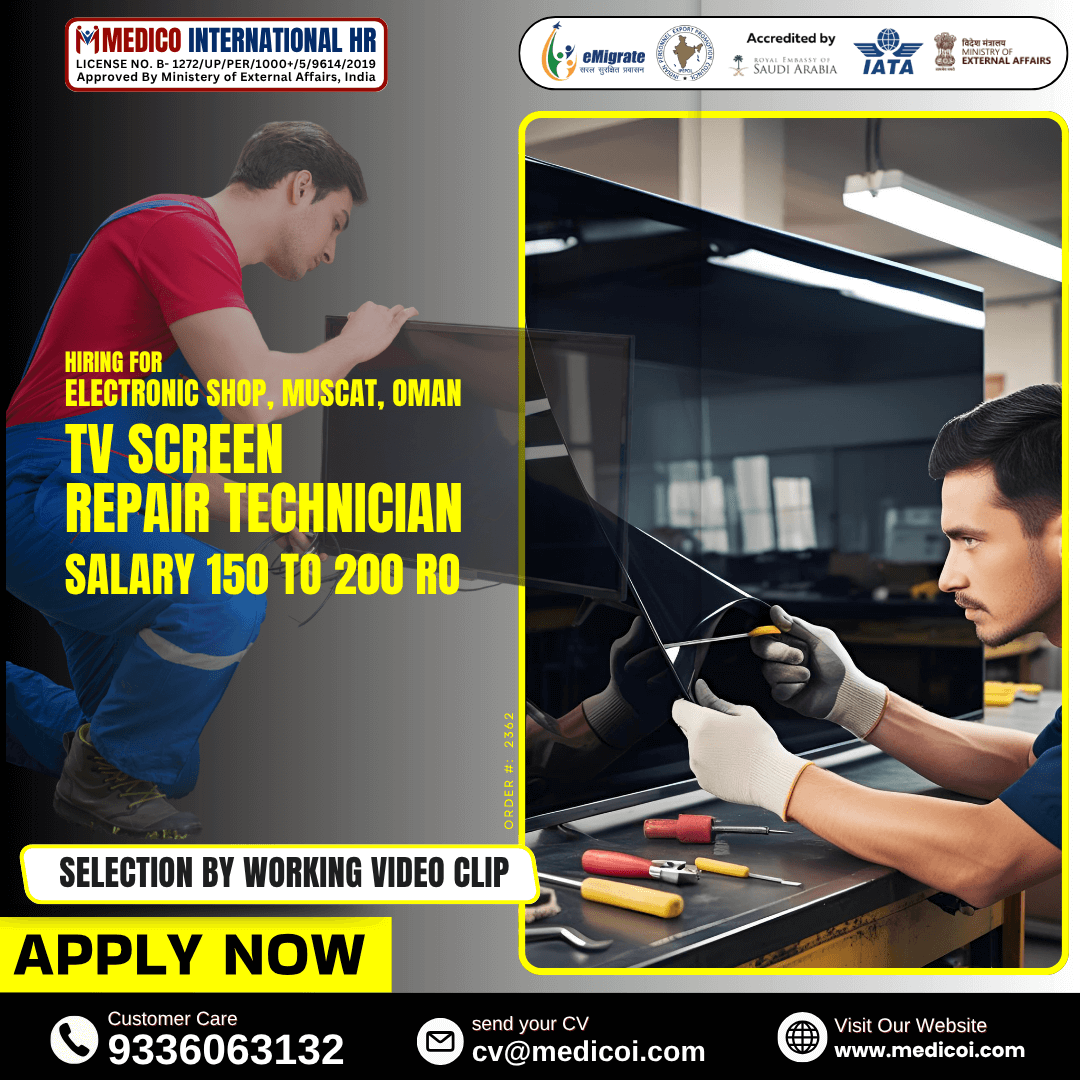 TV Screen Repair Technician