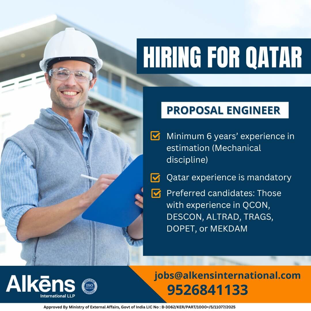 HIRING FOR QATAR