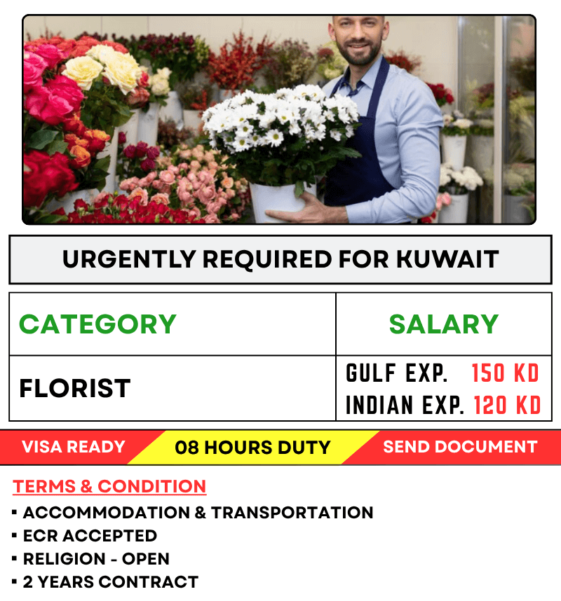 URGENTLY REQUIRED FOR KUWAIT