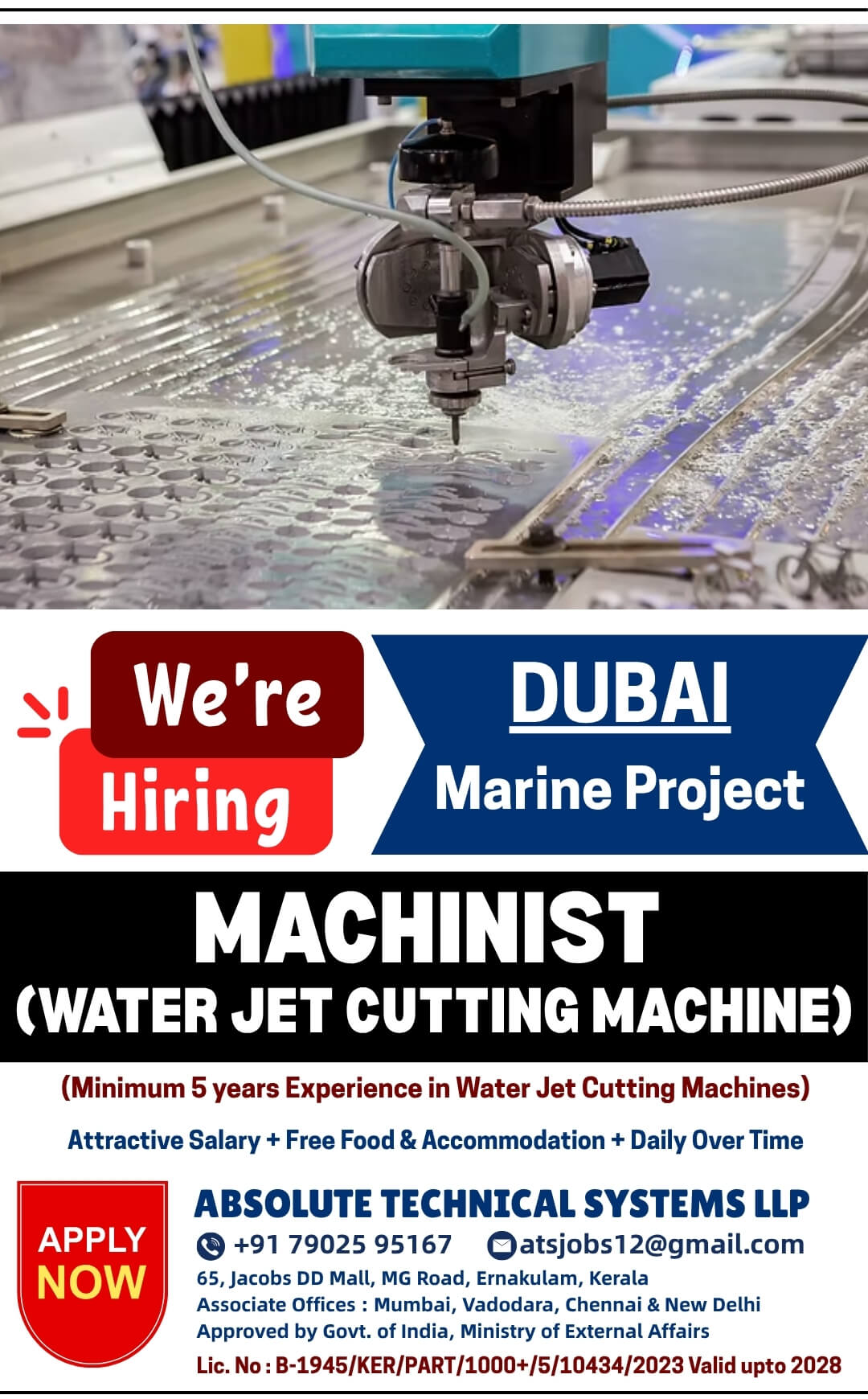 CNC Machinist for Dubai