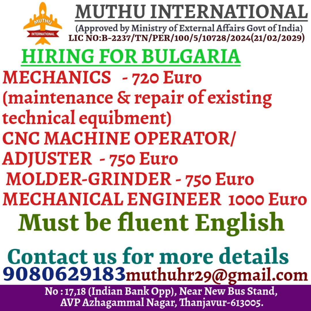 JOBS IN BULGARIA