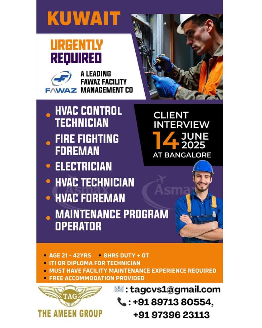 URGENT REQUIREMENT FOR FACILITY MANAGEMENT COMPANY IN KUWAIT