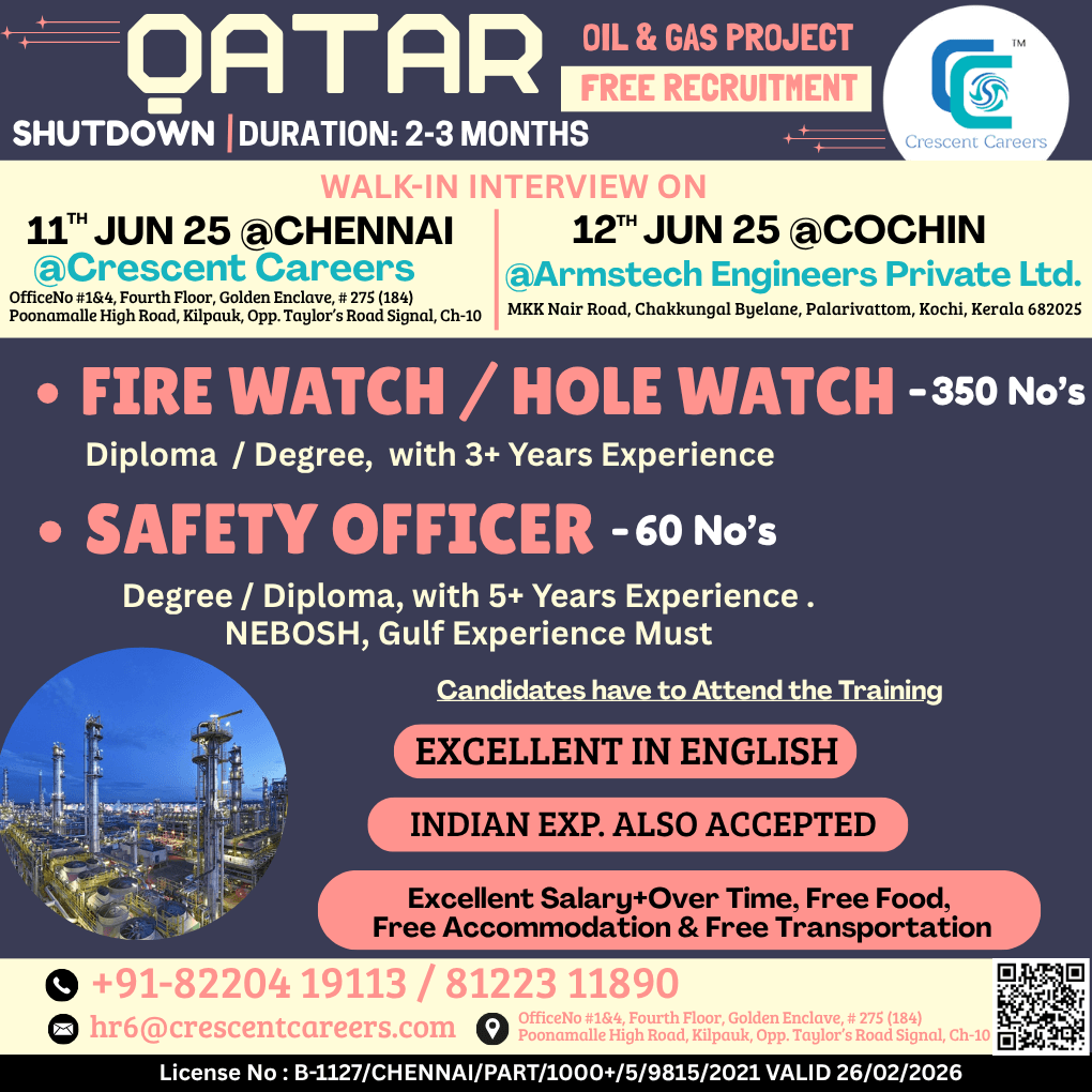 FIRE WATCHER / HOLE WATCHER / SAFETY OFFICER