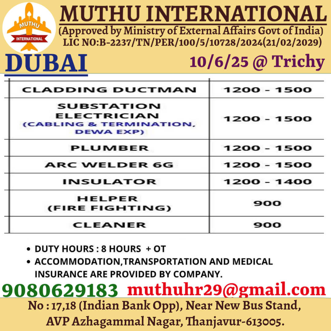 JOBS IN DUBAI