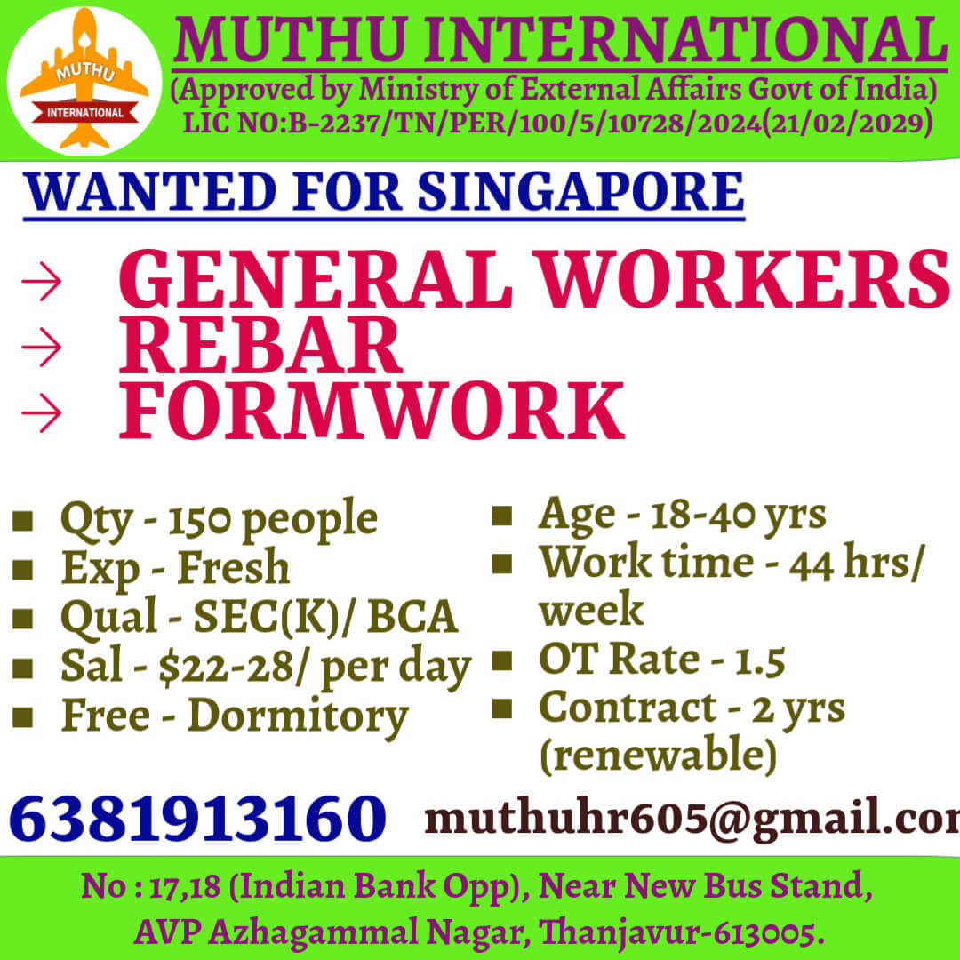 JOBS IN SINGAPORE