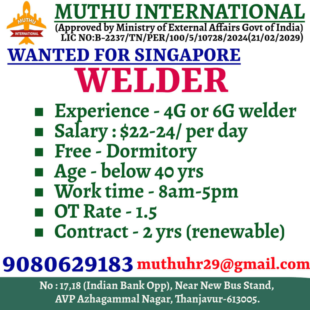 JOBS IN SINGPORE