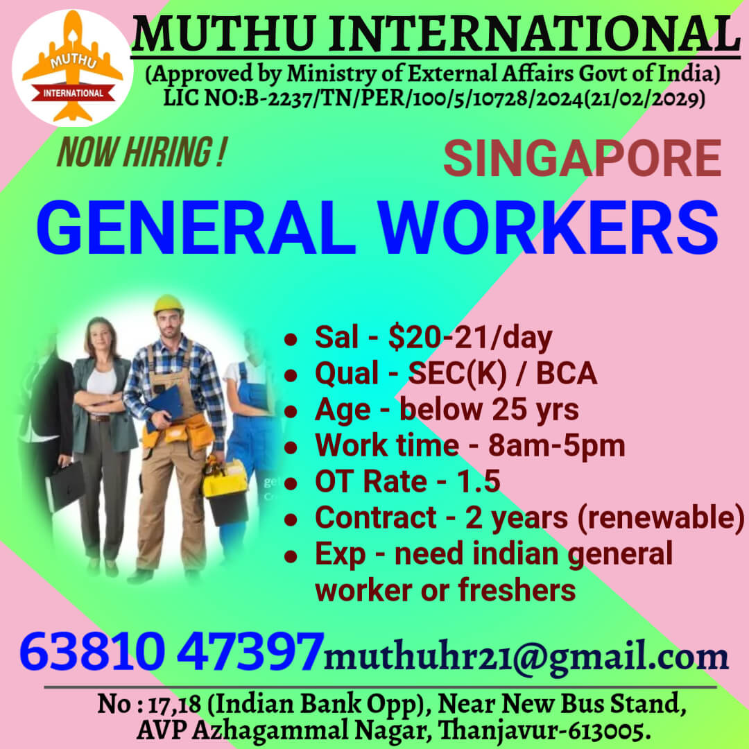 JOBS IN SINGAPORE