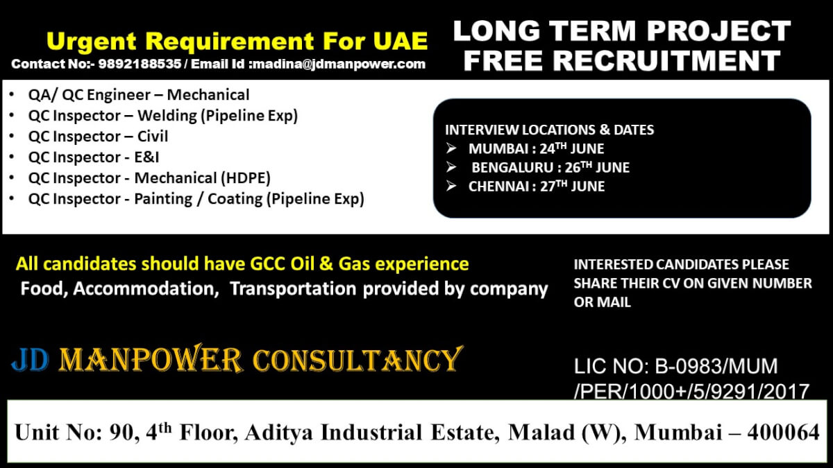 URGENT REQUIREMENT
