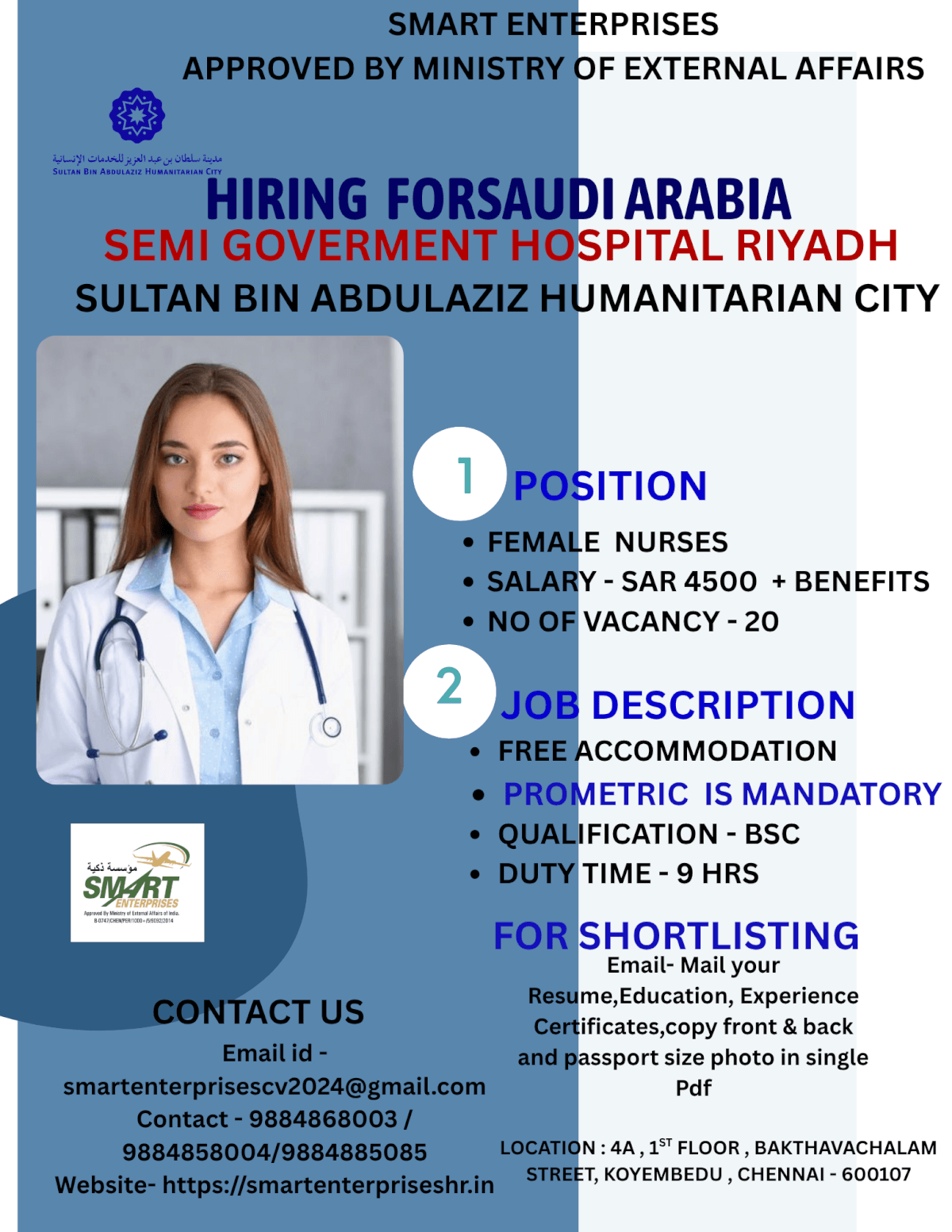 HIRING FOR SAUDI ARABIA HIRING FOR SAUDI ARABIA