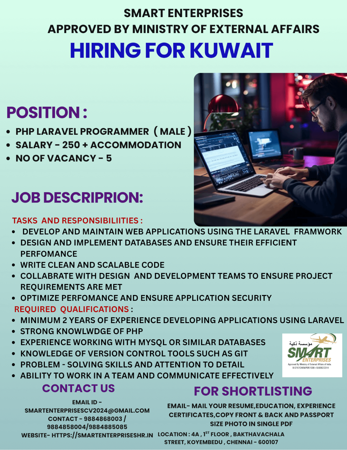 HIRING FOR KUWAIT