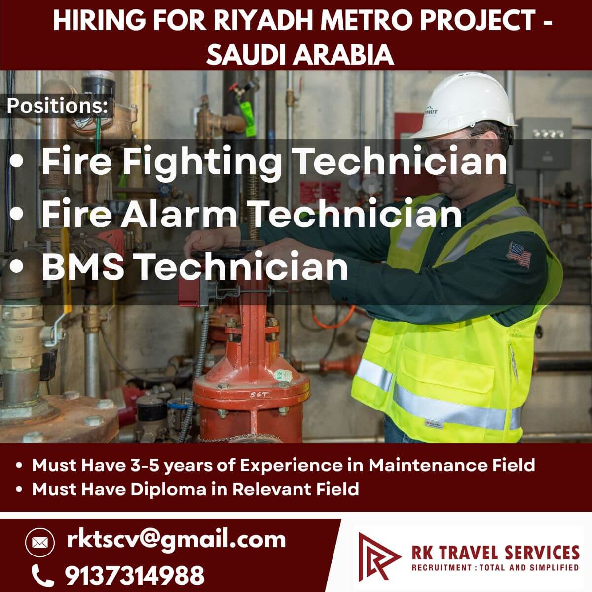 HIRING FOR RIYADH METRO PROJECT - SAUDI ARABIA HIRING FOR RIYADH METRO PROJECT - SAUDI ARABIA