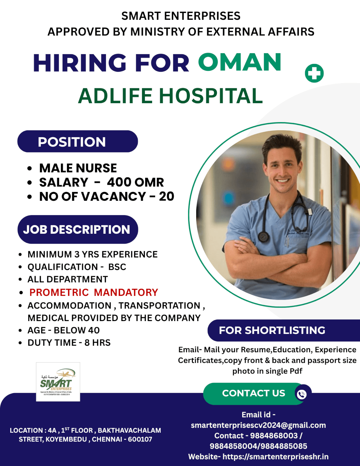 HIRING FOR OMAN HIRING FOR OMAN