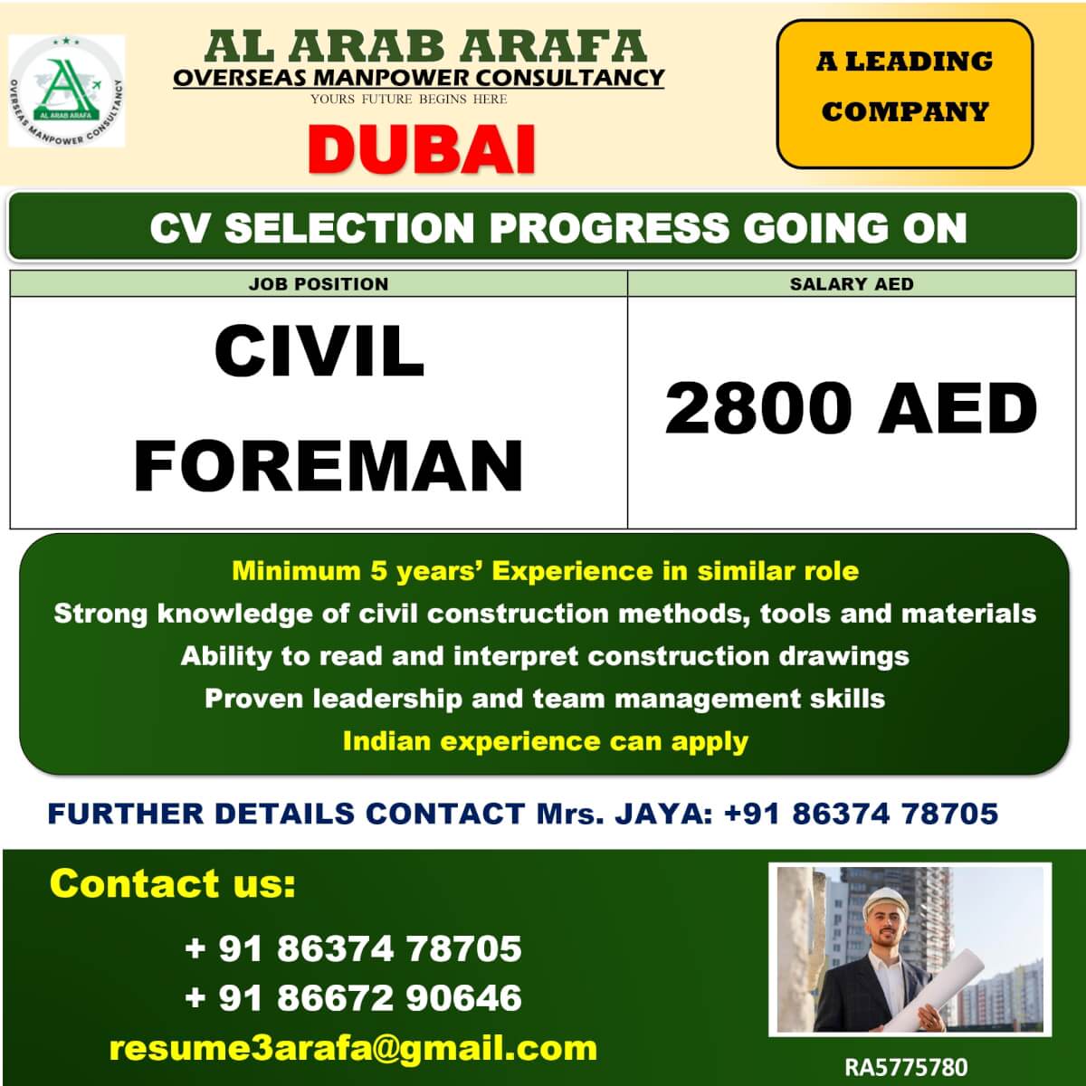 CV SELECTION PROGRESS GOING ON