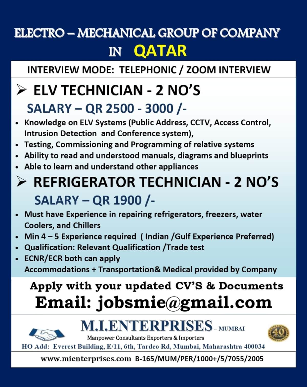 ELECTRO – MECHANICAL GROUP OF COMPANY  IN QATAR