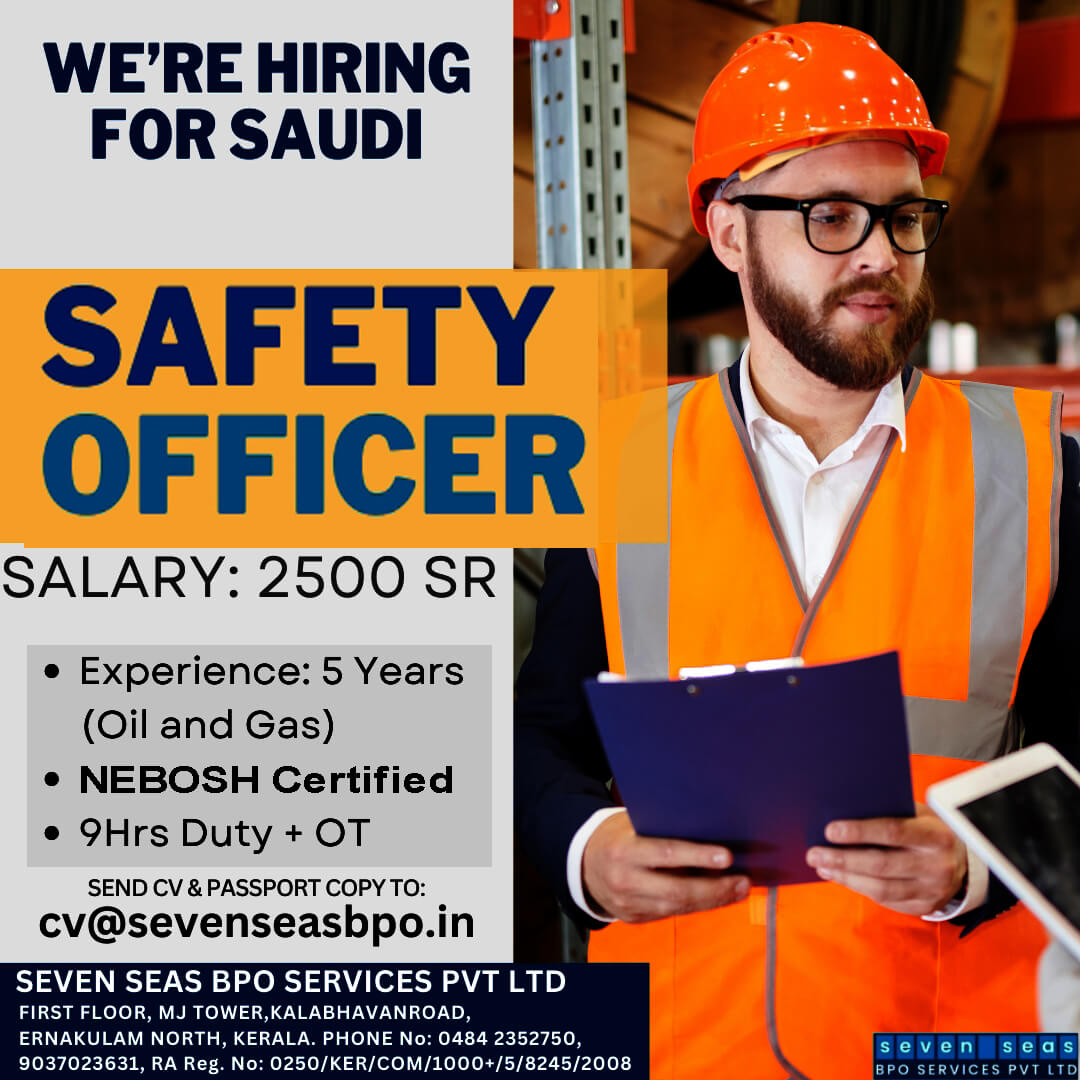 URGENT VACANY IN SAUDI