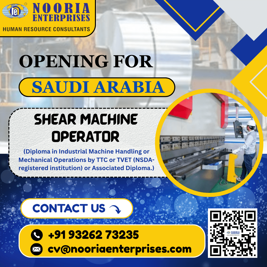 OPENING FOR SAUDI ARABIA