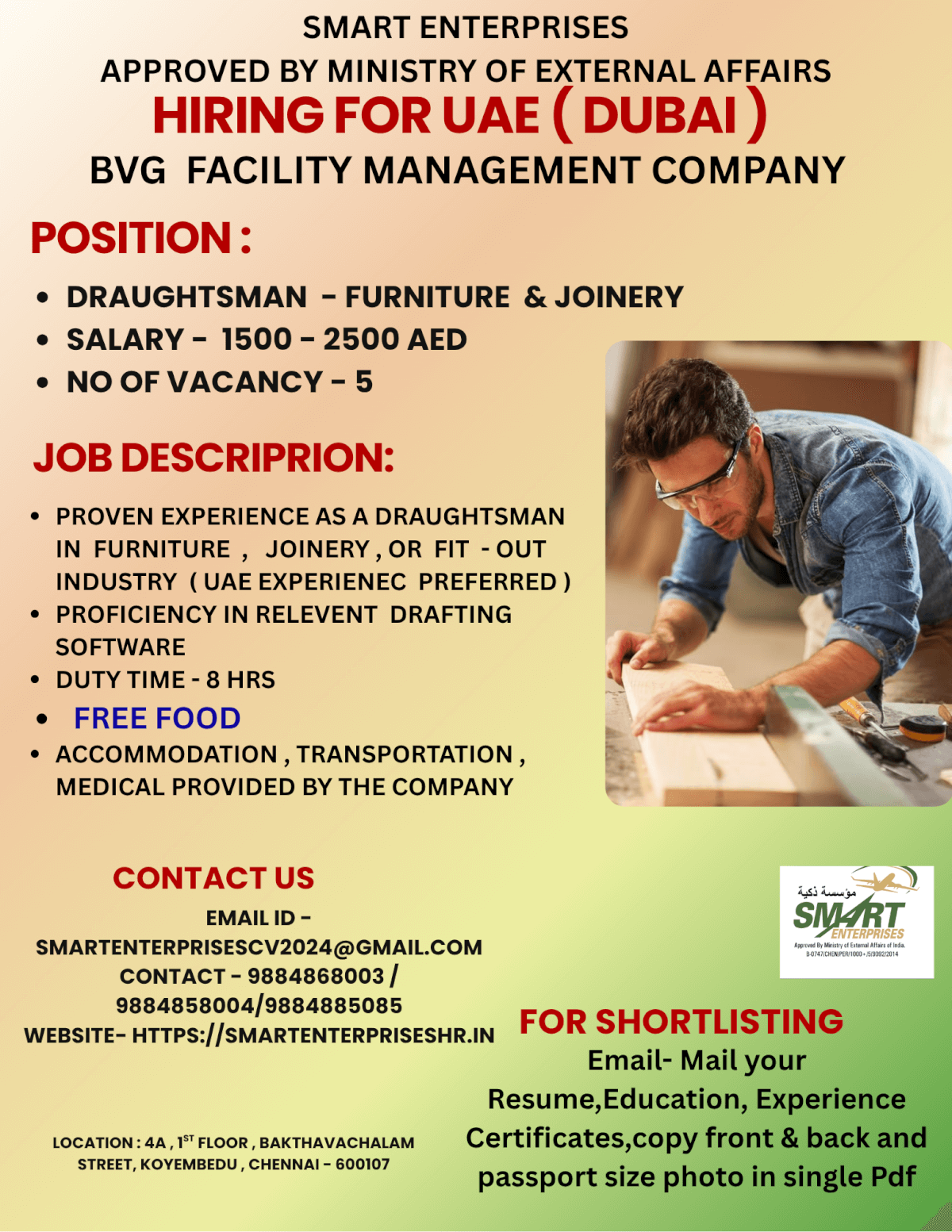 HIRING FOR UAE