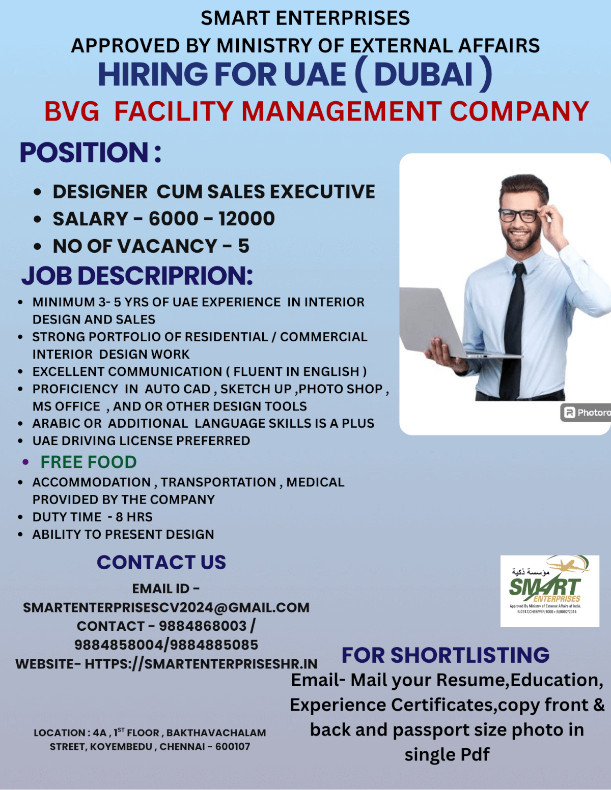 URGENT HIRING FOR UAE