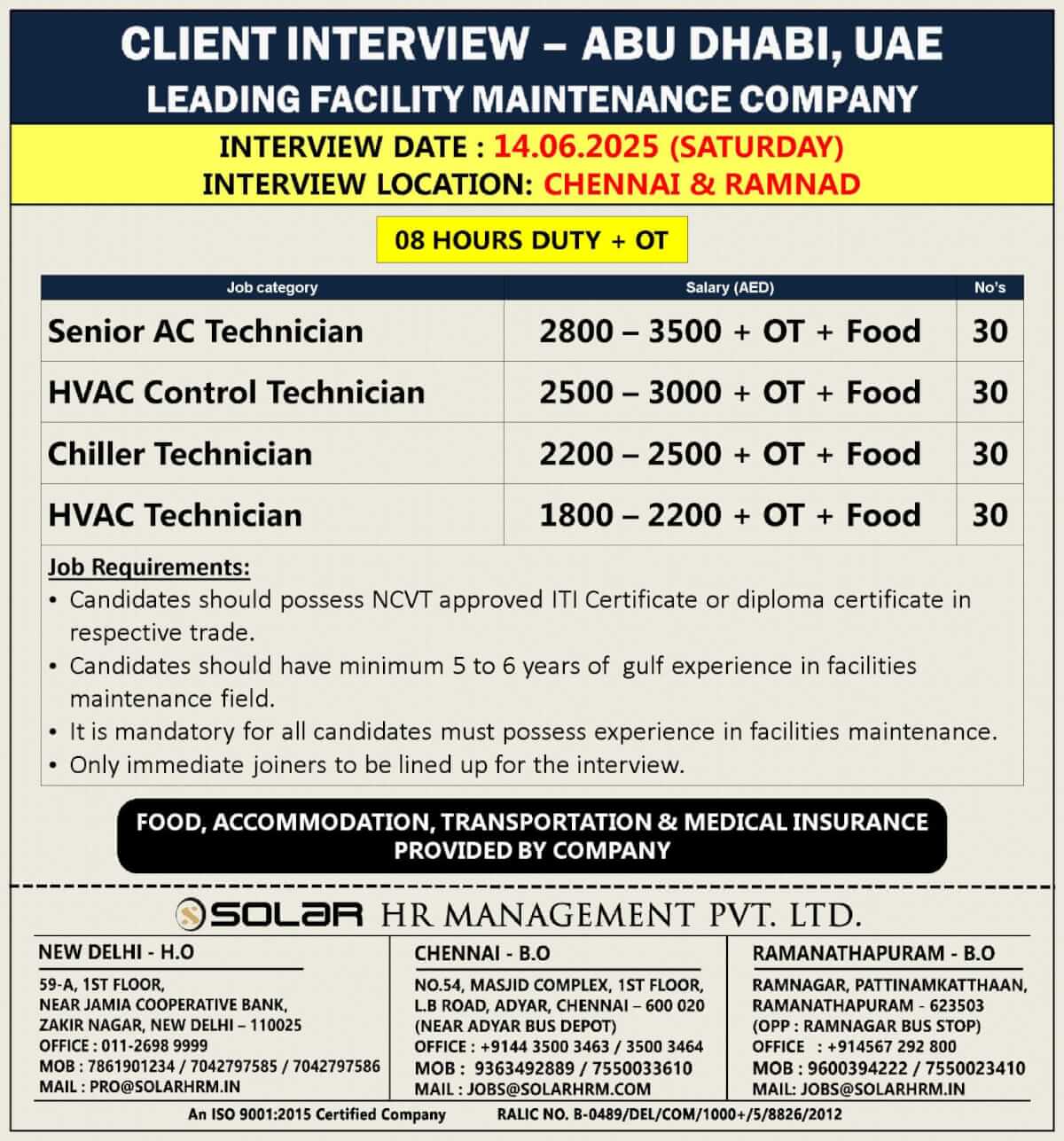 CLIENT INTERVIEW FOR LEADING FM COMPANY - UAE