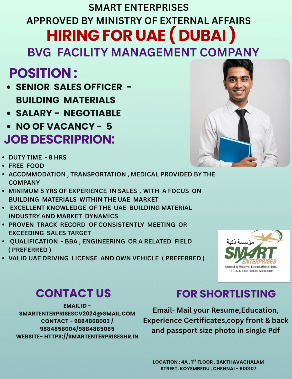 HIRING FOR UAE