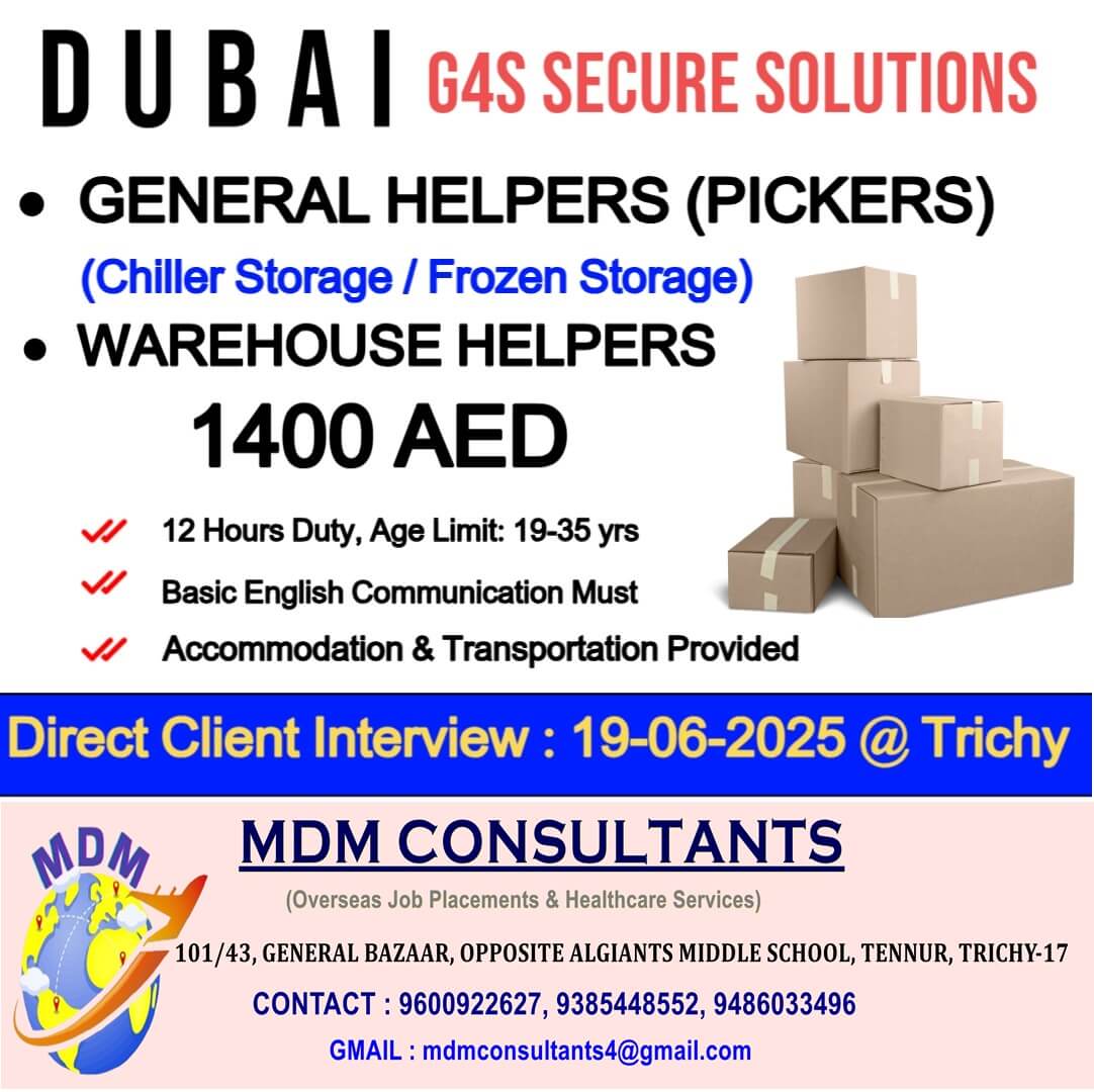 HIRING FOR DUBAI HIRING FOR DUBAI