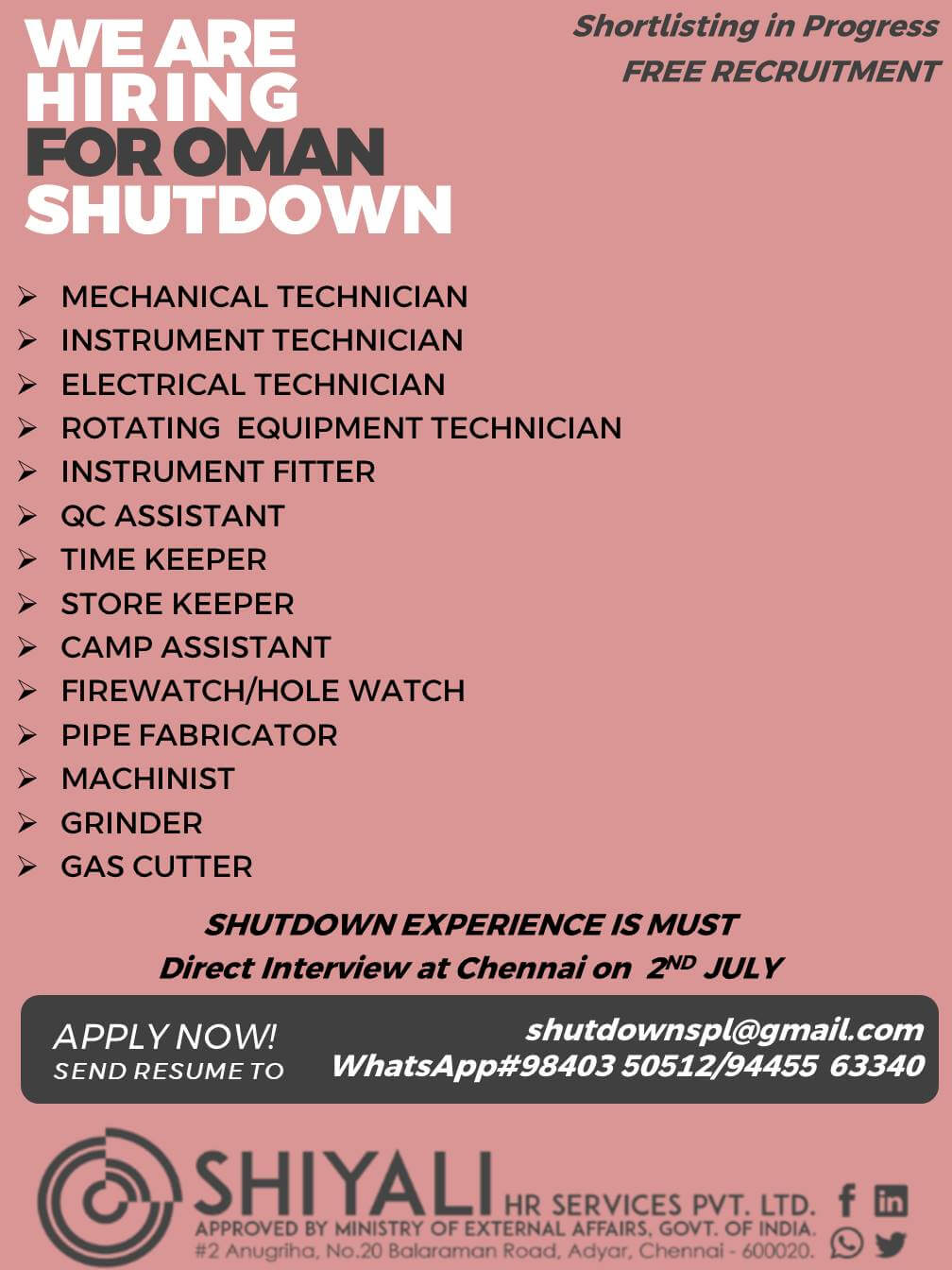 MECHANICAL TECHNICIAN