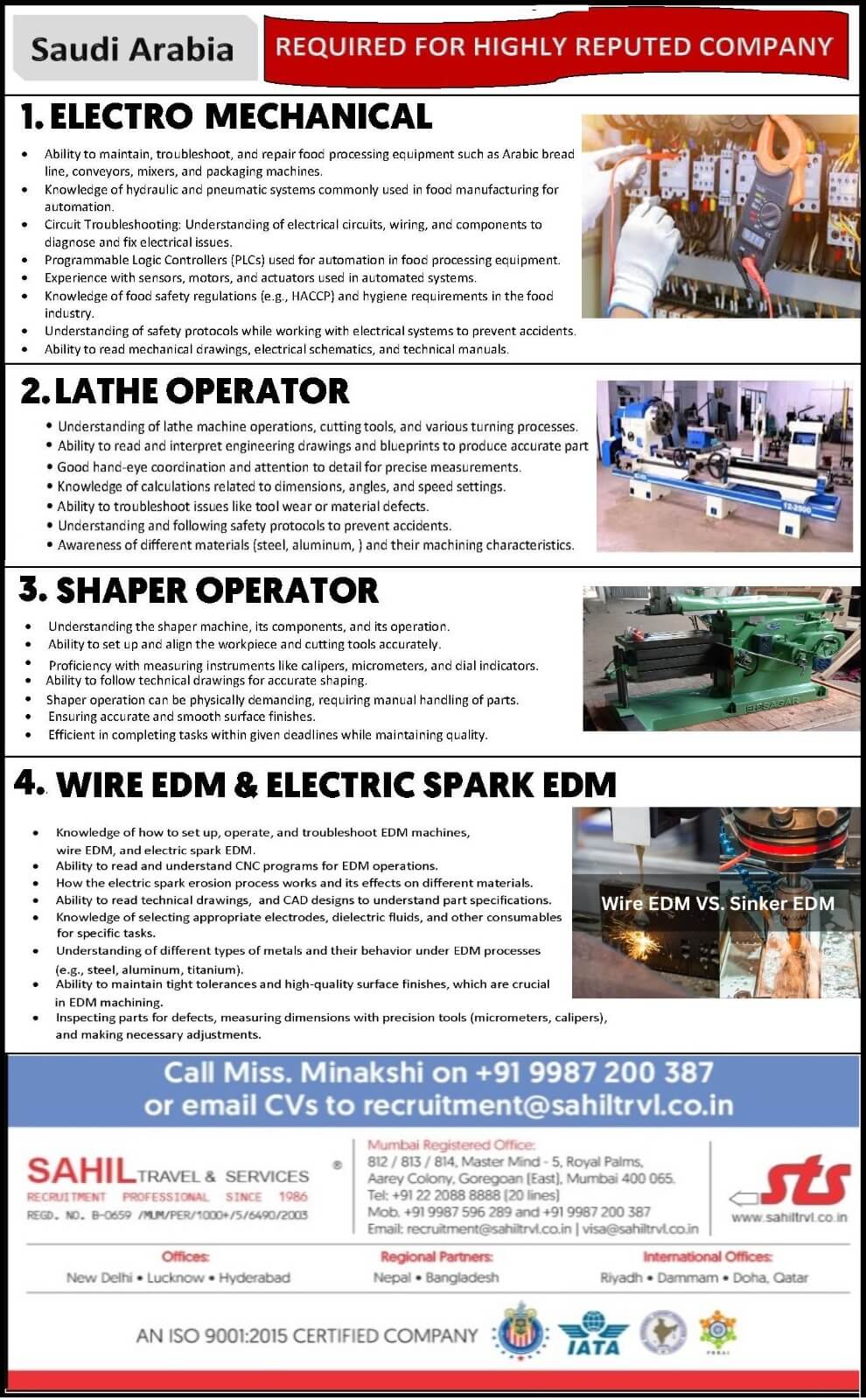 hiring for saudi arabia