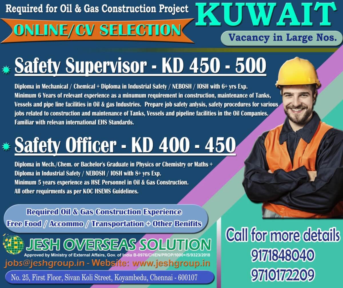 Safety - Supervisor/Officer