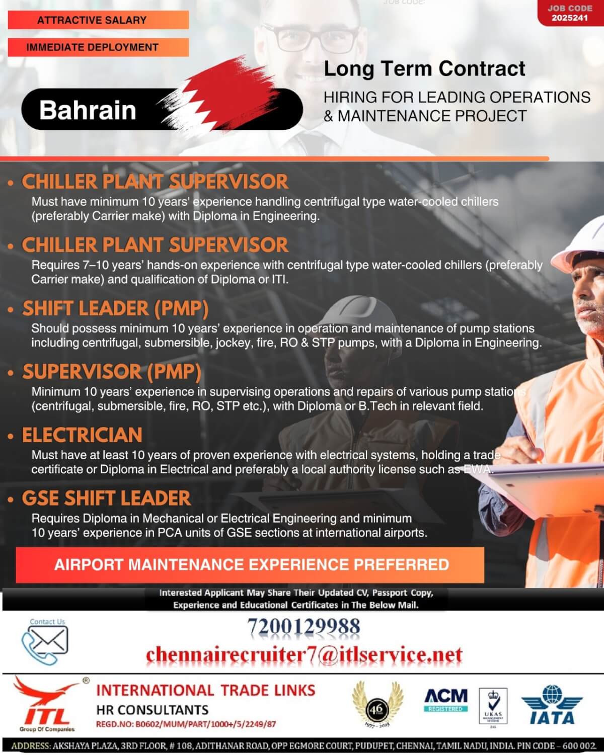 Job opening for BAHRAIN
