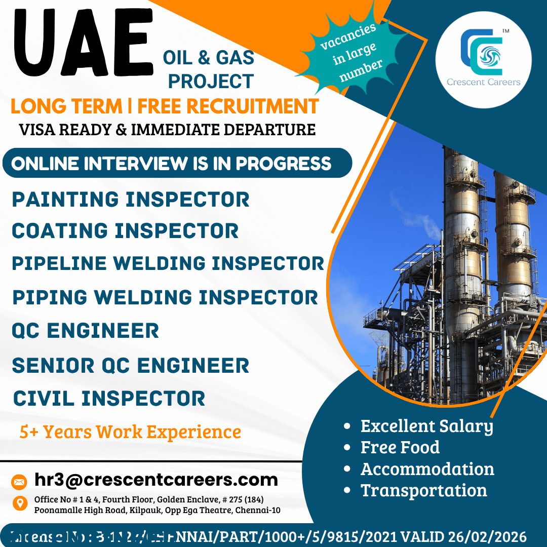 FREE RECRUITMENT FOR UAE COUNTRY