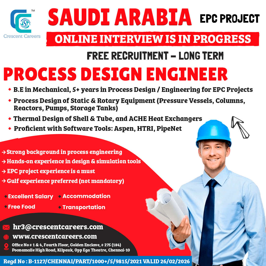PROCESS DESIGN ENGINEER PROCESS DESIGN ENGINEER