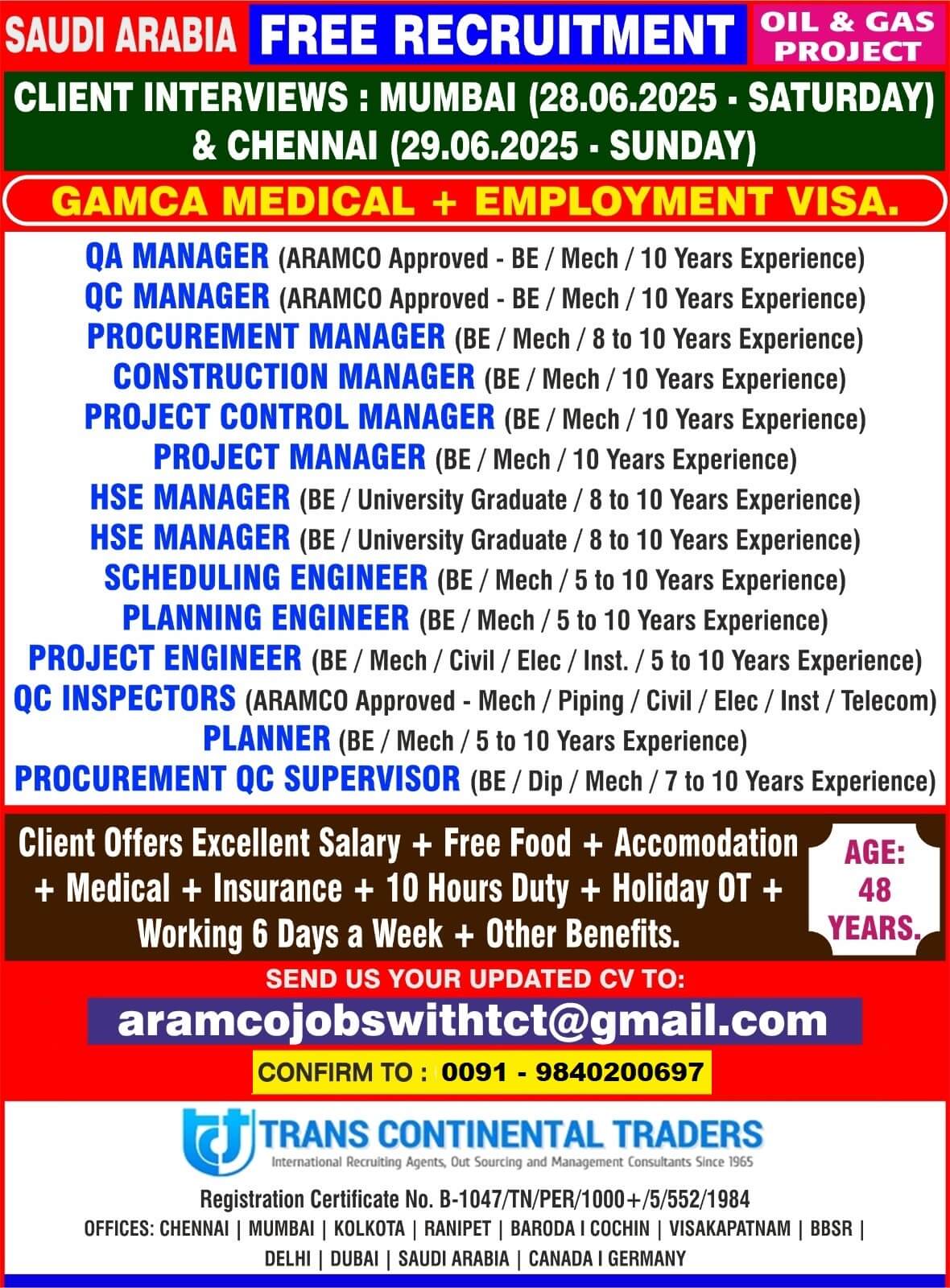 MANAGER, SUPERVISOR, INSPECTOR, ENGINEER