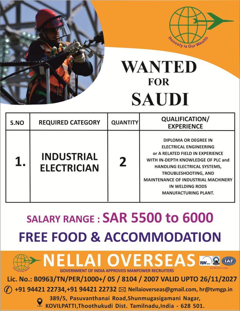 Wanted For KSA