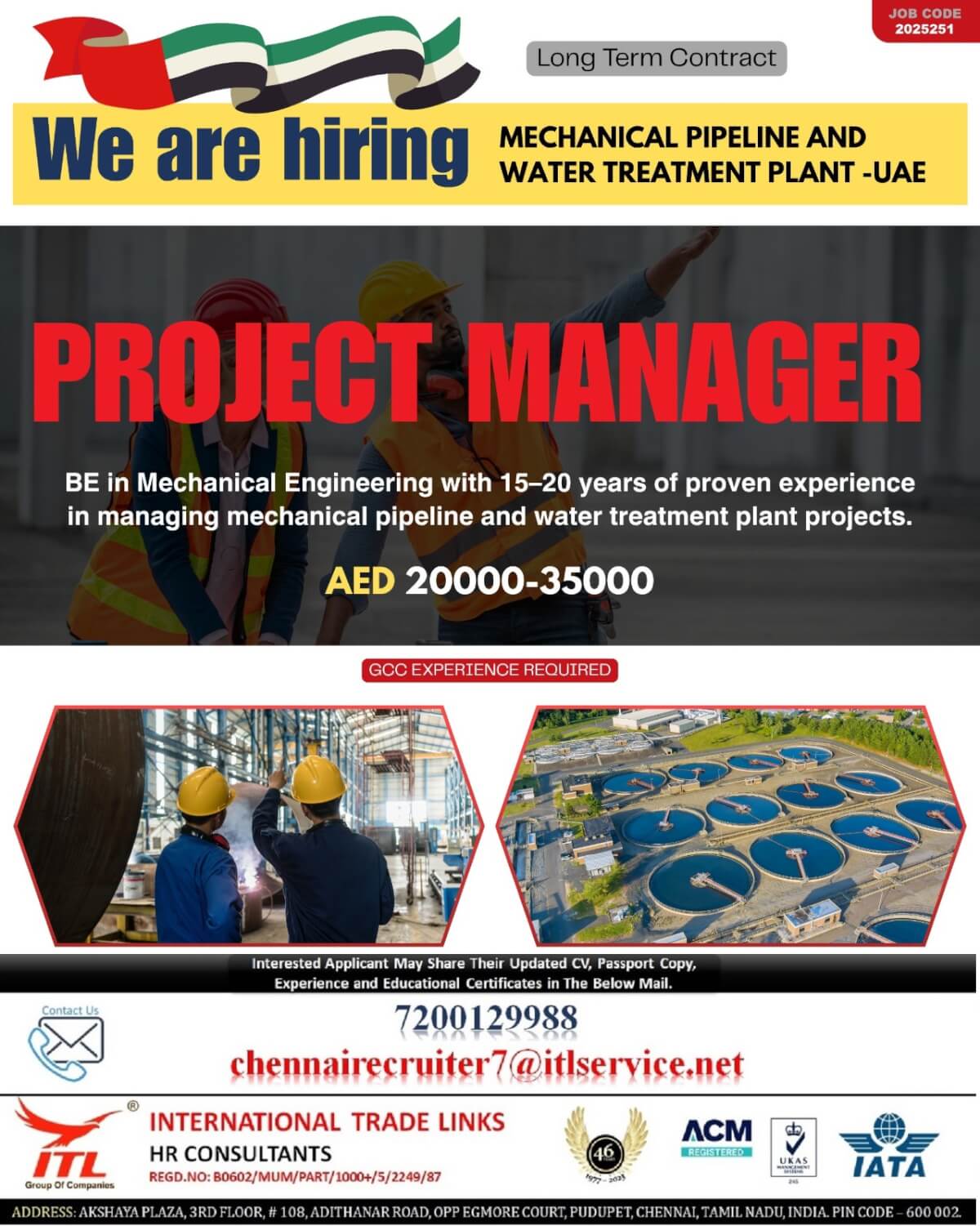 Job opening for UAE