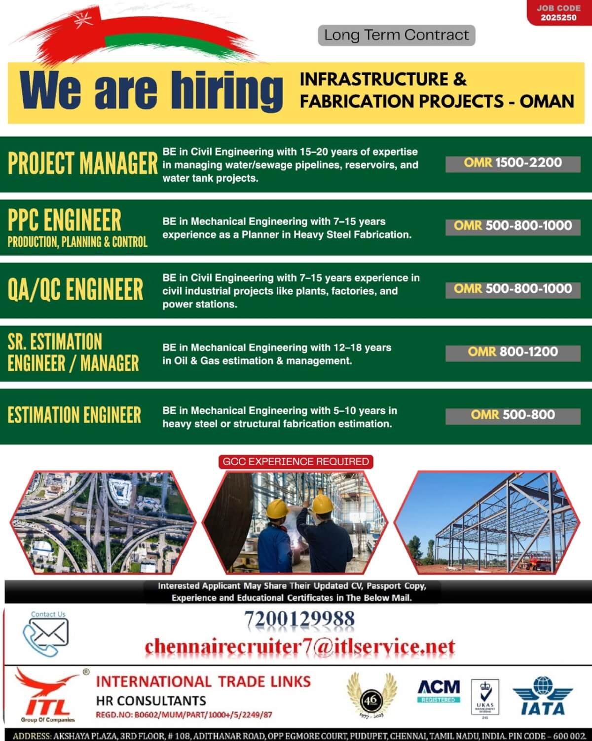 Job opening for OMAN