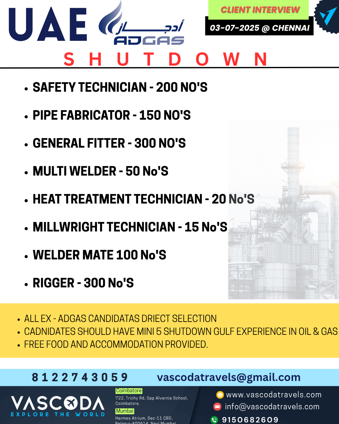 ADGAS - ABUDHABI SHUTDOWN