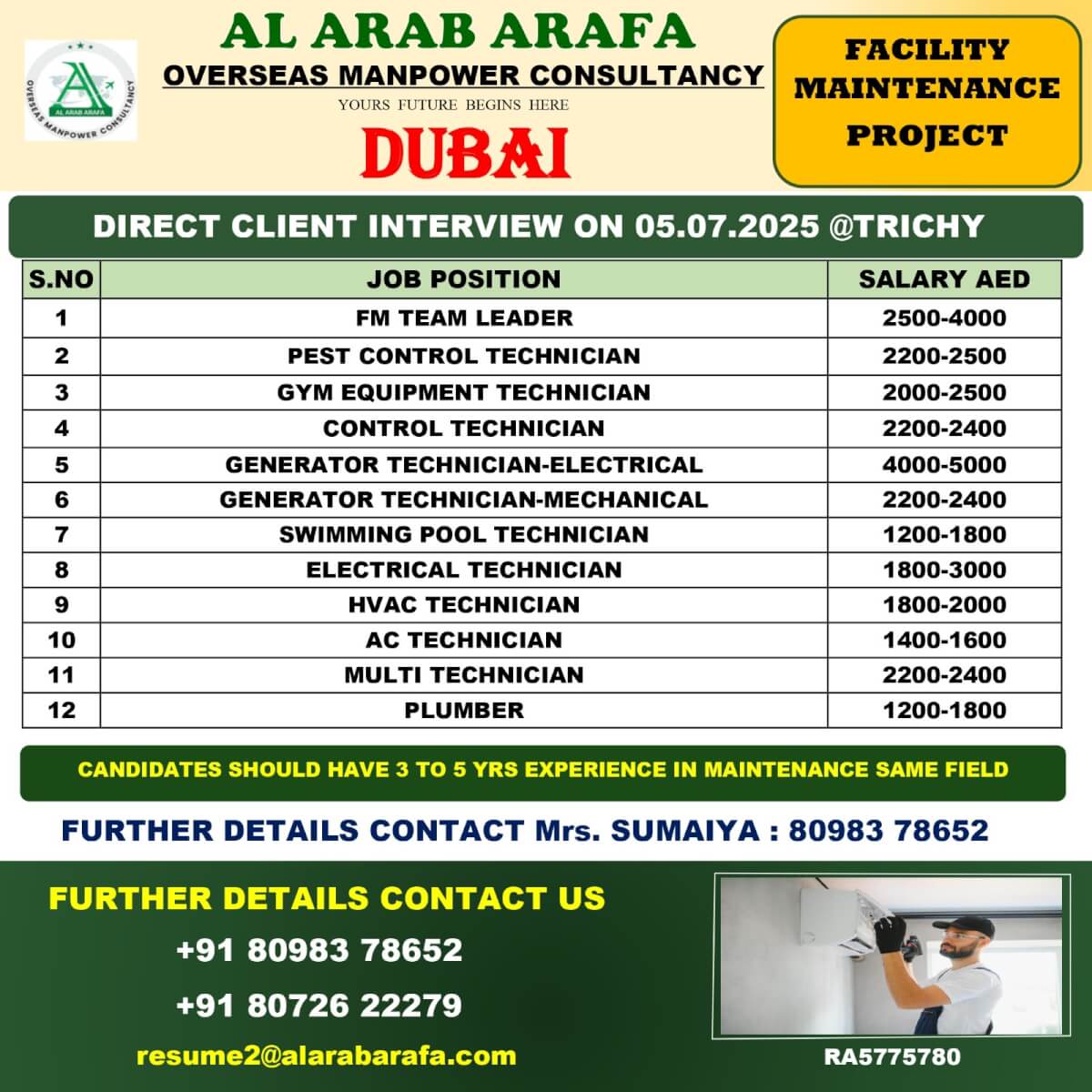 DIRECT CLIENT INTERVIEW ON 05.07.2025@TRICHY DIRECT CLIENT INTERVIEW ON 05.07.2025@TRICHY