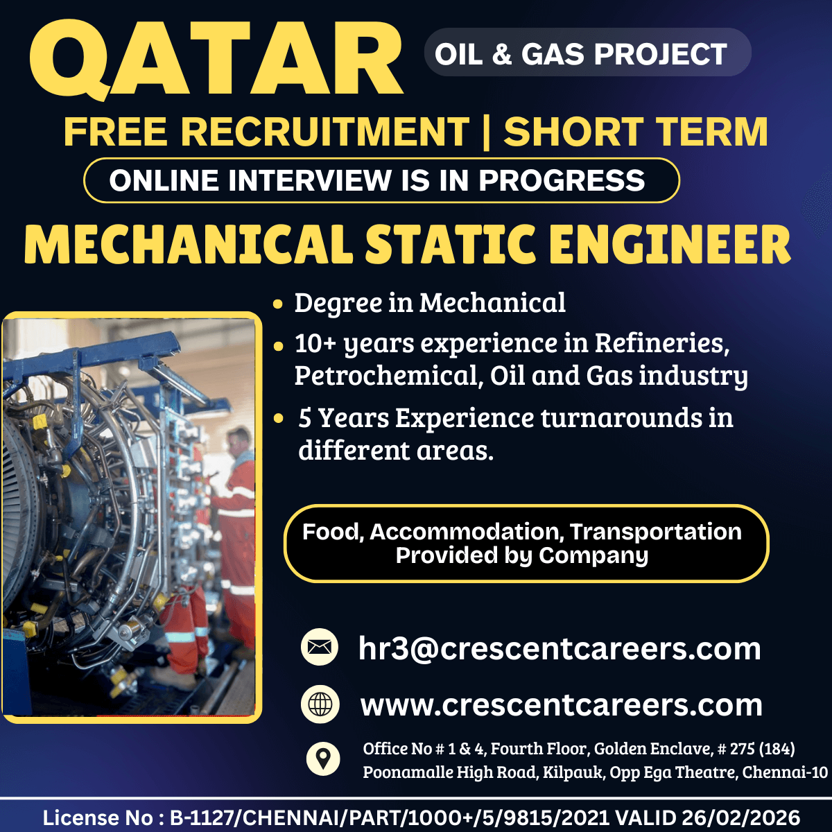 MECHANICAL STATIC ENGINEER