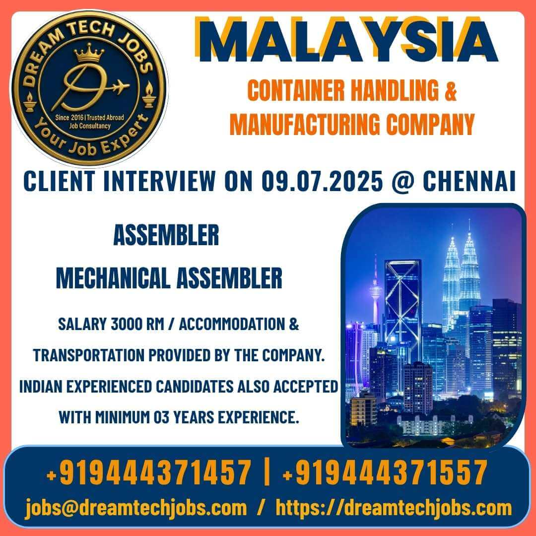 REQUIRED FOR MALAYSIA