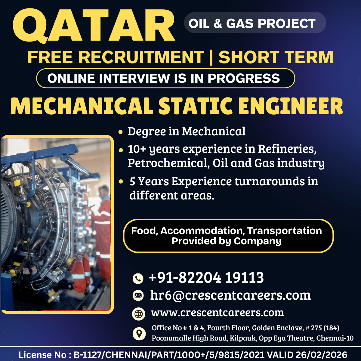 MECHANICAL STATIC ENGINEER