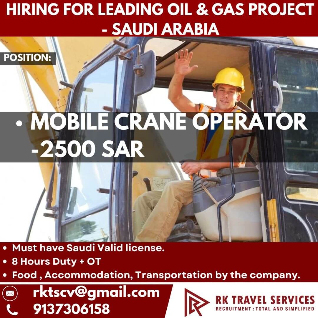 HIRING FOR LEADING OIL & GAS PROJECT SAUDI ARABIA HIRING FOR LEADING OIL & GAS PROJECT SAUDI ARABIA