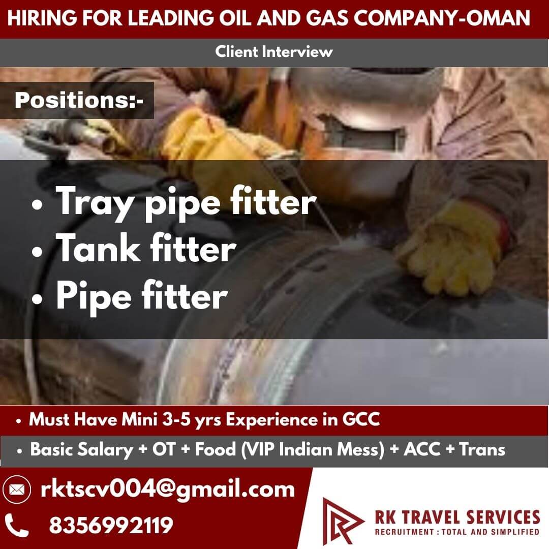 HIRING FOR LEADING OIL AND GAS COMPANY-OMAN HIRING FOR LEADING OIL AND GAS COMPANY-OMAN