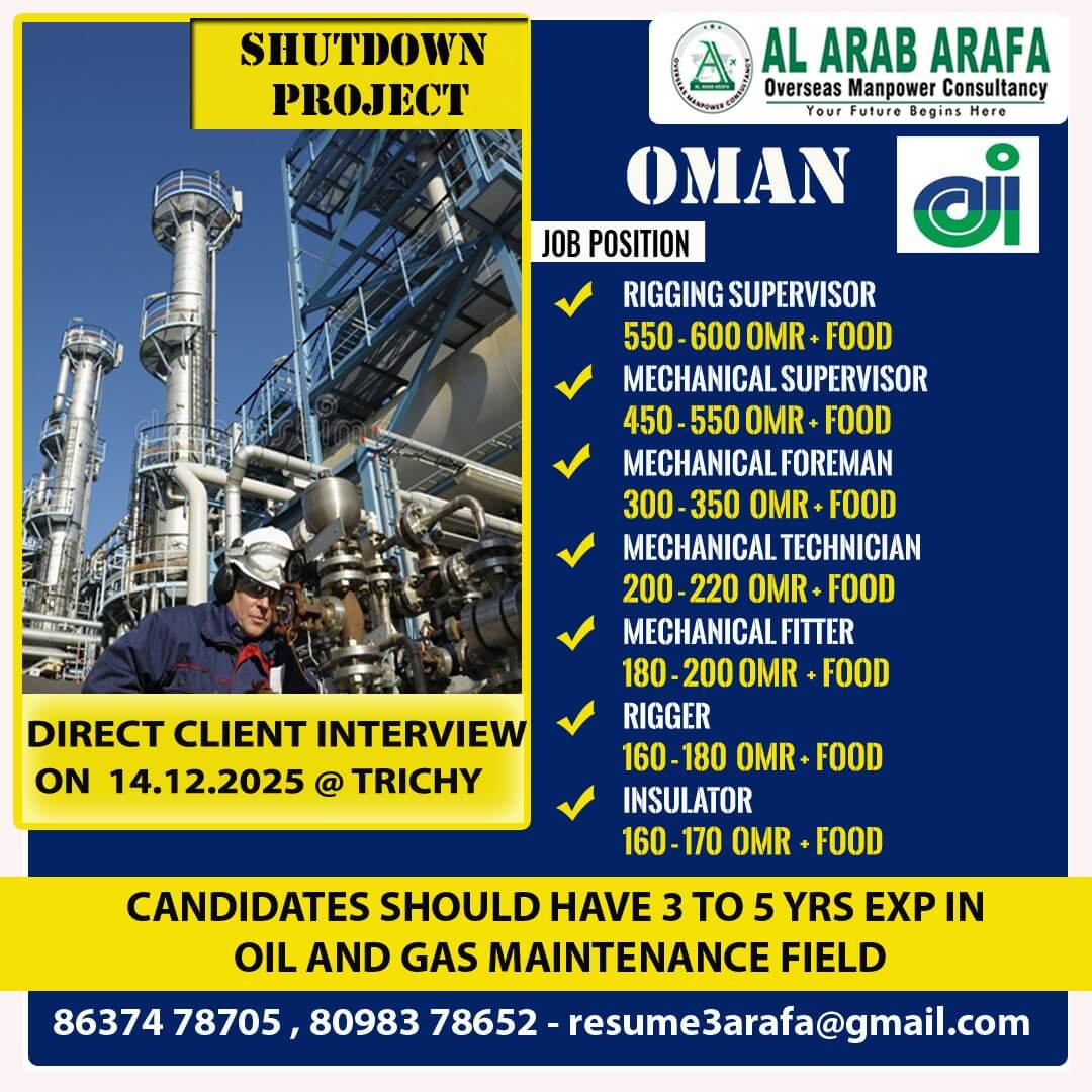 DIRECT CLIENT INTERVIEW ON 14.12.2025 @TRICHY DIRECT CLIENT INTERVIEW ON 14.12.2025 @TRICHY