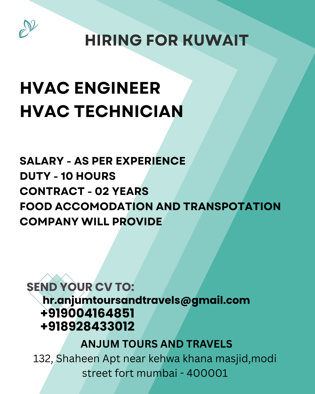 HIRING FOR KUWAIT