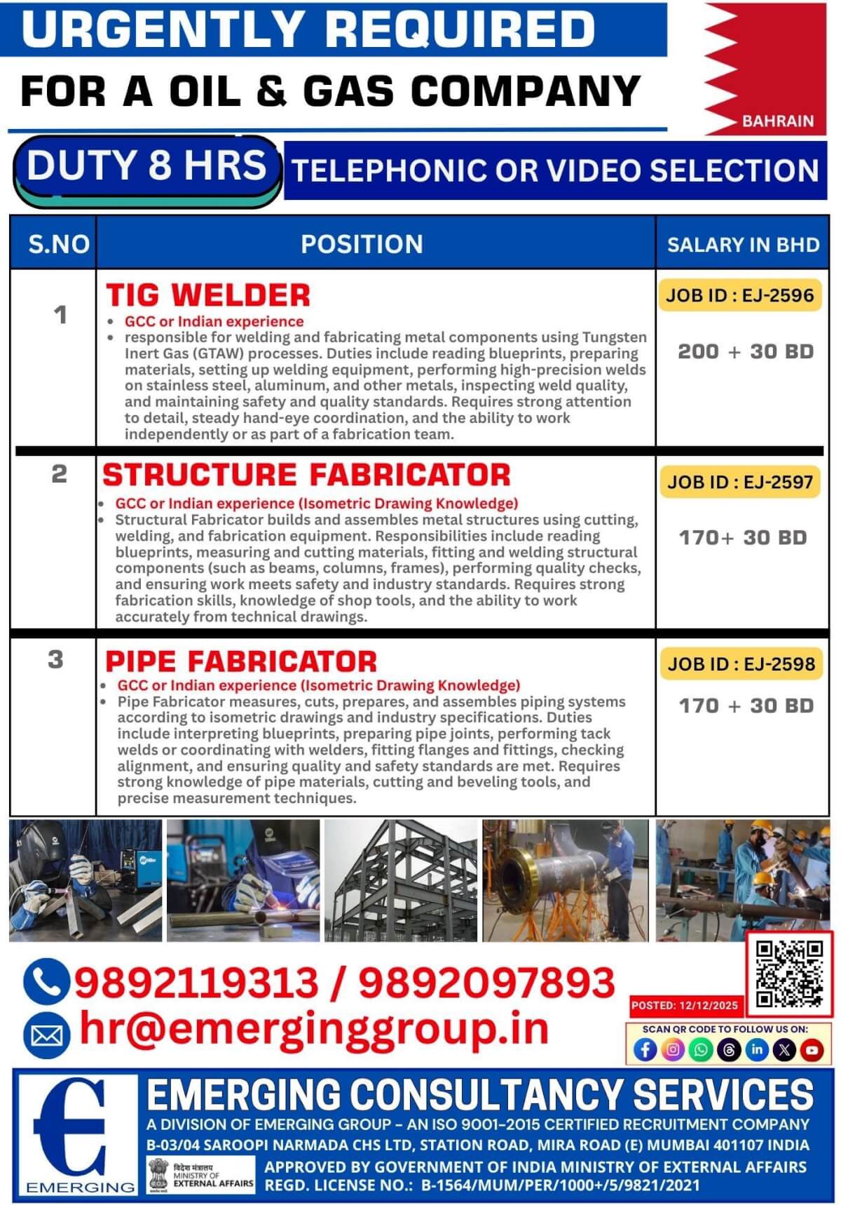 URGENTLY REQUIRED FOR A LEADING COMPANY IN BAHRAIN URGENTLY REQUIRED FOR A LEADING COMPANY IN BAHRAIN