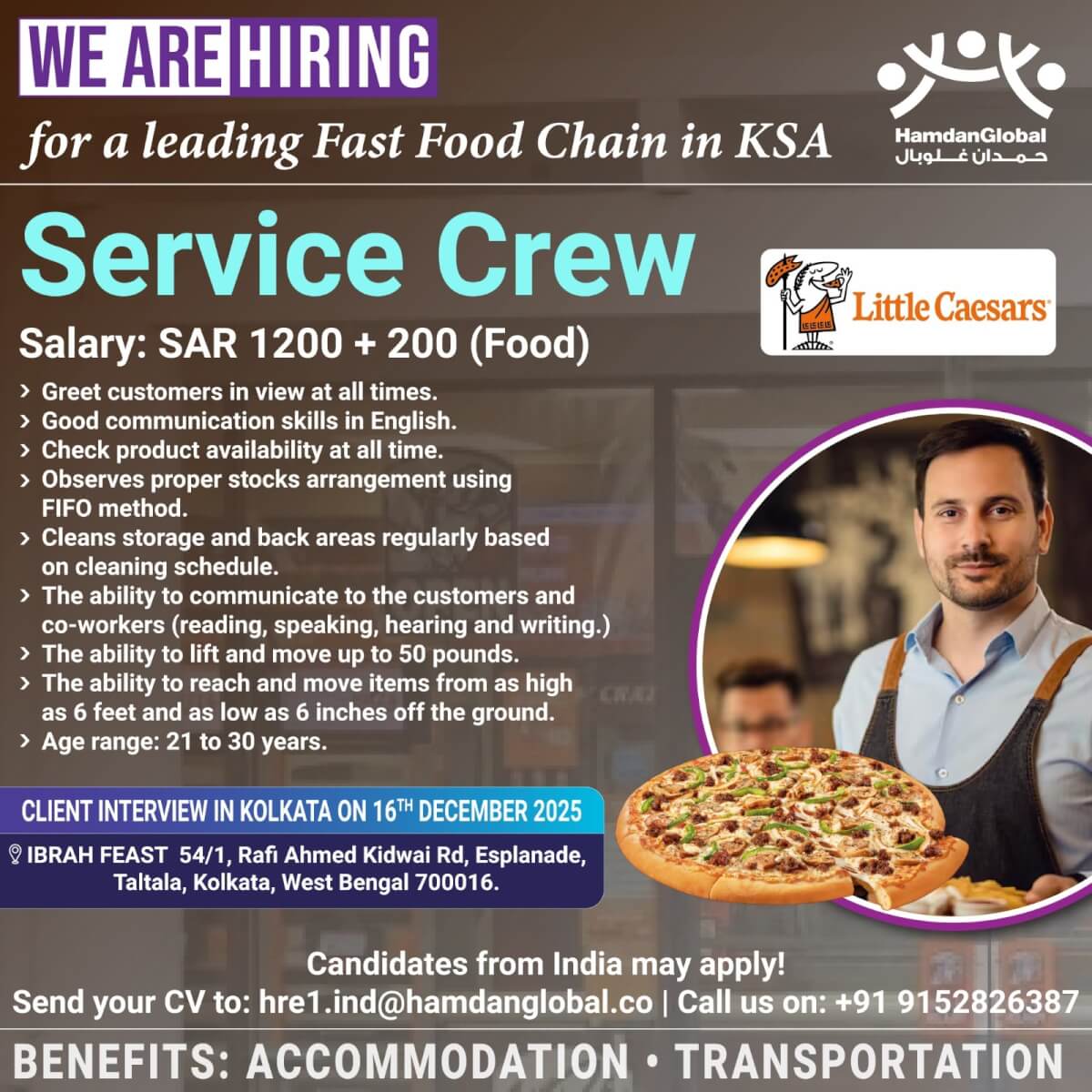 LEADING FAST FOOD CHAIN IN KSA LEADING FAST FOOD CHAIN IN KSA